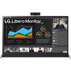LG 27BQ70QC-S.AMA 27-inch QHD Libero Monitor with Detachable Full HD Webcam