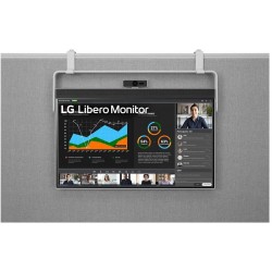 LG 27BQ70QC-S.AMA 27-inch QHD Libero Monitor with Detachable Full HD Webcam