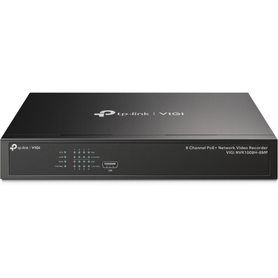 TP-Link VIGI NVR1008H-8MP 8 Channel PoE+ Network Video Recorder
