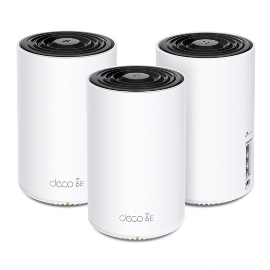 TP-Link Deco XE75 Pro(3-pack) AXE5400 Tri-Band Mesh Wi-Fi 6E System