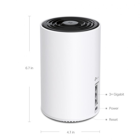 TP-Link Deco XE75 Pro(3-pack) AXE5400 Tri-Band Mesh Wi-Fi 6E System