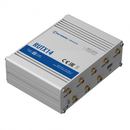 Teltonika RUTX14 LTE 4G Cat12 Router (RUTX14000000) - Teltonika Dubai UAE